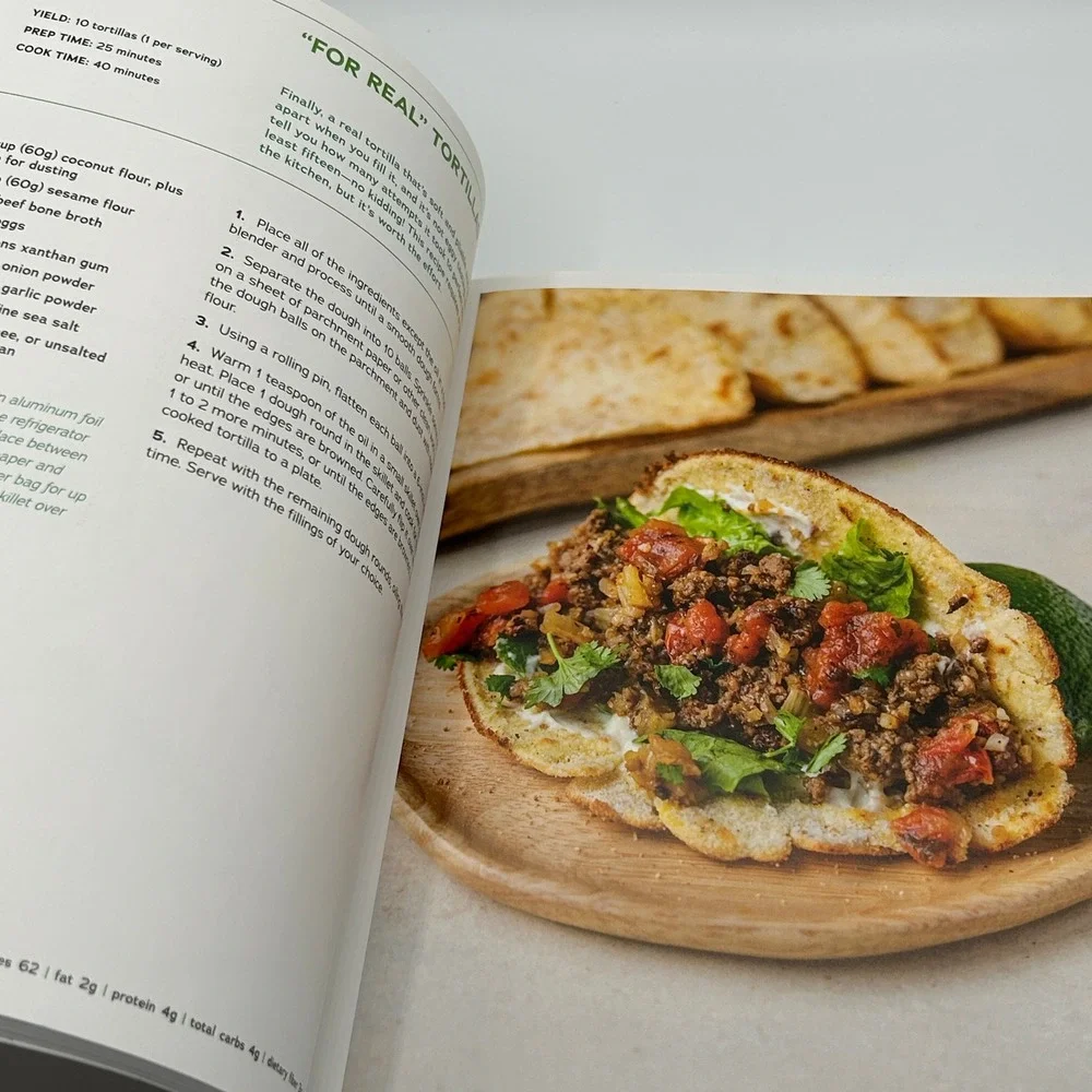 Naturally Keto 125 Low‎ Carb Sugar Free Allergy Friendly Recipes Cookbook Paper
